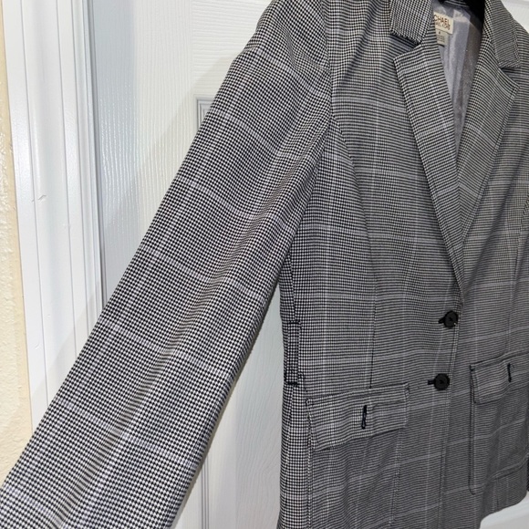 MICHAEL by Michael Kors 2 button plaid blazer SZ 4​​ - Picture 2 of 5